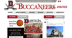 Desktop Screenshot of dawsonbucs.com